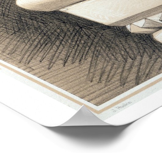 Ca'Bernardo, Capital of Window Shafts, from 'Examp ポスター (角)