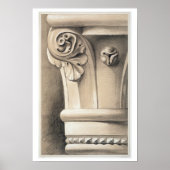 Ca'Bernardo, Capital of Window Shafts, from 'Examp ポスター (正面)