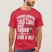 Cabeross For Highland Gamesankop retro Tシャツ (正面)