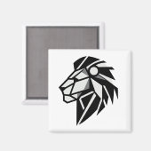 Cabeza de león poligonal マグネット (正面/裏面)