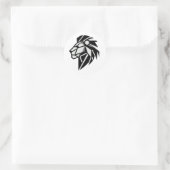 Cabeza de león poligonal ラウンドシール (バッグ)