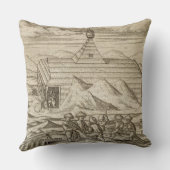 cabiの外の乗組員の殺害そして皮を剥ぐくま、 クッション (裏面)