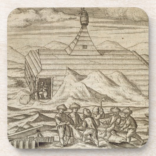 cabiの外の乗組員の殺害そして皮を剥ぐくま、 コースター (正面)