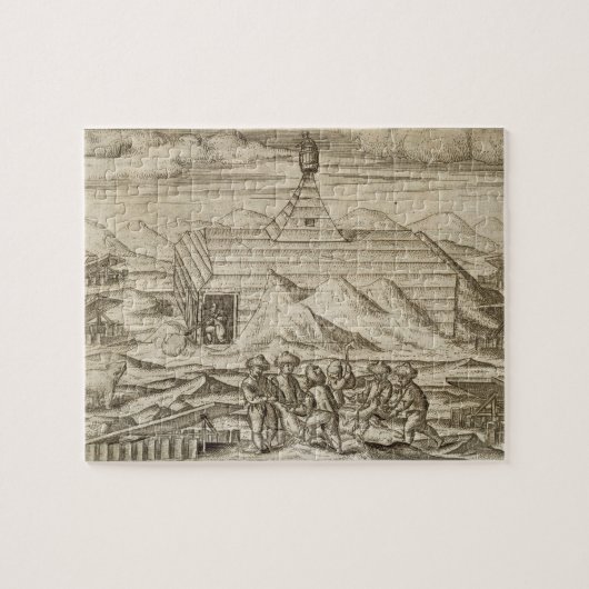 cabiの外の乗組員の殺害そして皮を剥ぐくま、 ジグソーパズル (横)