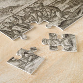 cabiの外の乗組員の殺害そして皮を剥ぐくま、 ジグソーパズル (側面)