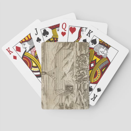 cabiの外の乗組員の殺害そして皮を剥ぐくま、 トランプ (裏面)