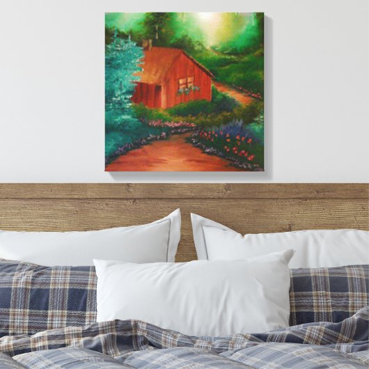 Cabin キャンバスプリント (インサイチュ (寝室))