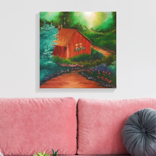 Cabin キャンバスプリント (インサイチュ (リビング))