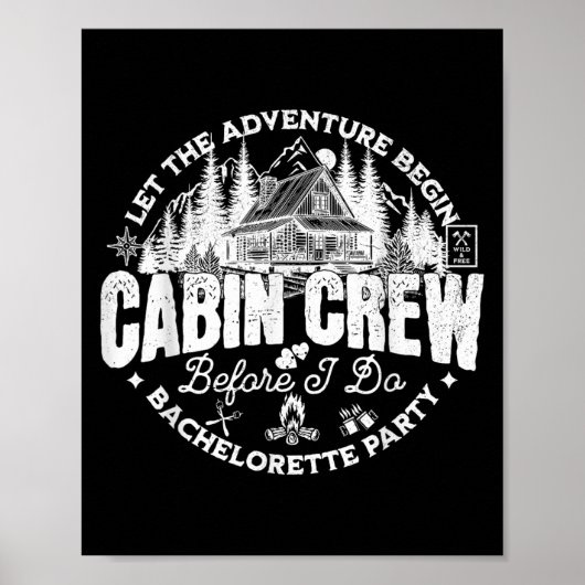 Cabin Crew Before I Do Bachelorette Party Camp Bac ポスター (正面)