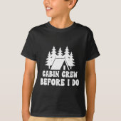 Cabin Crew Before I Do - Bride Bachelorette Campin Tシャツ (正面)