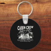 Cabin Crew Before I Do Camp Bach Bachelorette Part キーホルダー (正面)