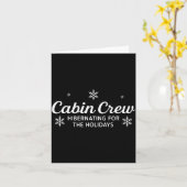 Cabin Crew Christmas Family Matching Pajamas Set  カード (黄色い花)