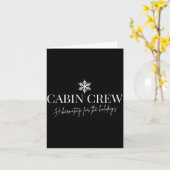 Cabin Crew Christmas Pjs Family Christmas Pajamas  カード (黄色い花)