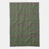 Cabin Forest Green Tartan キッチンタオル (縦)