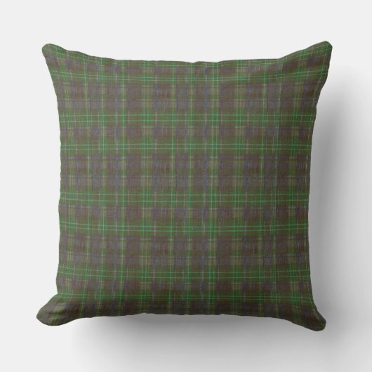 Cabin Forest Green Tartan クッション (正面)