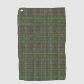 Cabin Forest Green Tartan ゴルフタオル (正面)