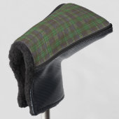 Cabin Forest Green Tartan ゴルフヘッドカバー (3/4 正面)