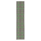Cabin Forest Green Tartan ショートテーブルランナー (正面)