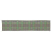 Cabin Forest Green Tartan ショートテーブルランナー (横)