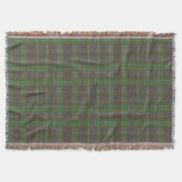 Cabin Forest Green Tartan スローブランケット