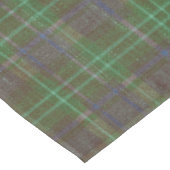 Cabin Forest Green Tartan テーブルクロス (アングル)