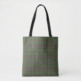 Cabin Forest Green Tartan トートバッグ