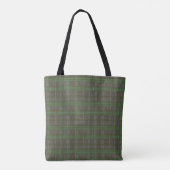 Cabin Forest Green Tartan トートバッグ (裏面)