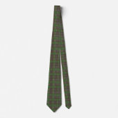 Cabin Forest Green Tartan ネクタイ (正面)