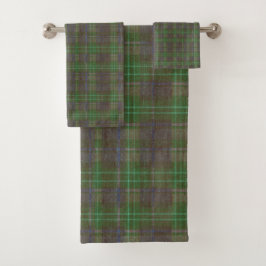 Cabin Forest Green Tartan バスタオルセット
