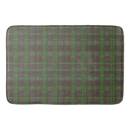 Cabin Forest Green Tartan バスマット (正面)