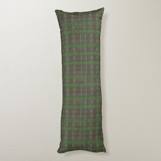 Cabin Forest Green Tartan ボディピロー (裏面 (縦))
