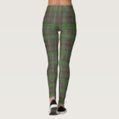 Cabin Forest Green Tartan レギンス (裏面)