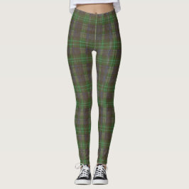Cabin Forest Green Tartan レギンス