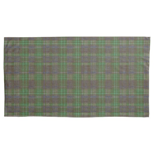 Cabin Forest Green Tartan 枕カバー (正面左)