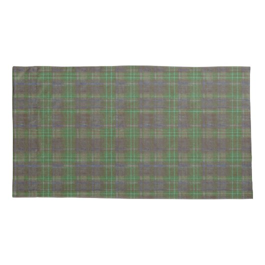 Cabin Forest Green Tartan 枕カバー (裏面-左)