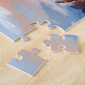 Cabin in the Snowy Winter Woods Christmas ジグソーパズル (側面)