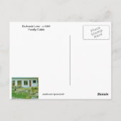 Cabin on Bednesti Lake 1961はがき ポストカード (裏面)