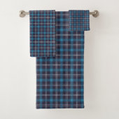 Cabin Style Towel Navy Plaid Gift for the Man Cave バスタオルセット (インサイチュ)