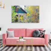 Cabin the Woods HDR キャンバスプリント (インサイチュ (リビング))