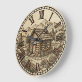 Cabin Wall Clock ラージ壁時計 (傾斜)