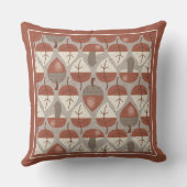 Cabincore Autumnal Stripes クッション (裏面)