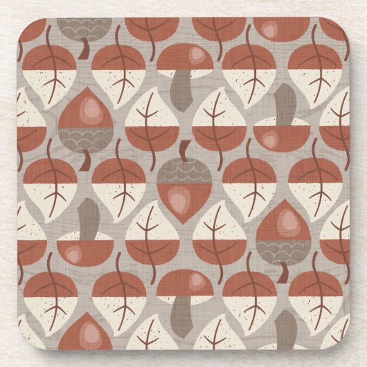 Cabincore Autumnal Stripes コースター (正面)