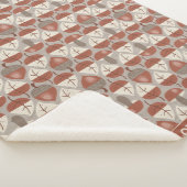 Cabincore Autumnal Stripes シェルパブランケット (3/4)