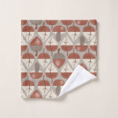 Cabincore Autumnal Stripes バスタオルセット (ウォッシュタオル)