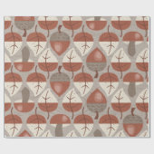 Cabincore Autumnal Stripes ラッピングペーパー (フラット)