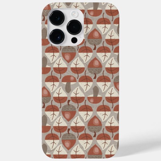 Cabincore Autumnal Stripes Case-Mate iPhoneケース (裏面)