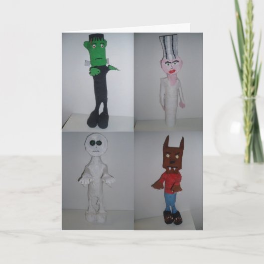 「Cabinet of the 完全に死んでいな Hallowe'en Card」 カード (正面)