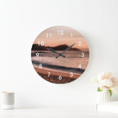 Caboのカラフルな日没 ラージ壁時計 (ホーム)