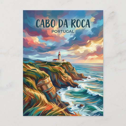 Cabo da Roca Portugal ポストカード (正面)