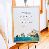 CABO MEXICOスカイラインデスティネーションウェディングウェルカム ポスター